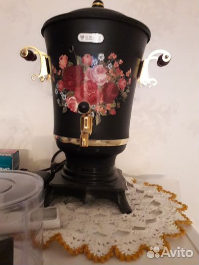 Самовар расписной. Новый
