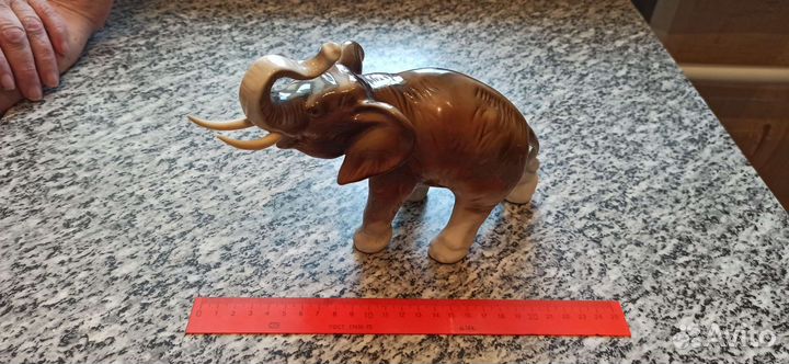 Статуэтка слоненок Royal Dux Bohemia 16 Х 22 см