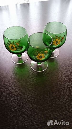 Рюмки цветное стекло