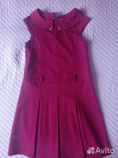 Школьный сарафан 36/146+ юбка бордо+ брюки черные