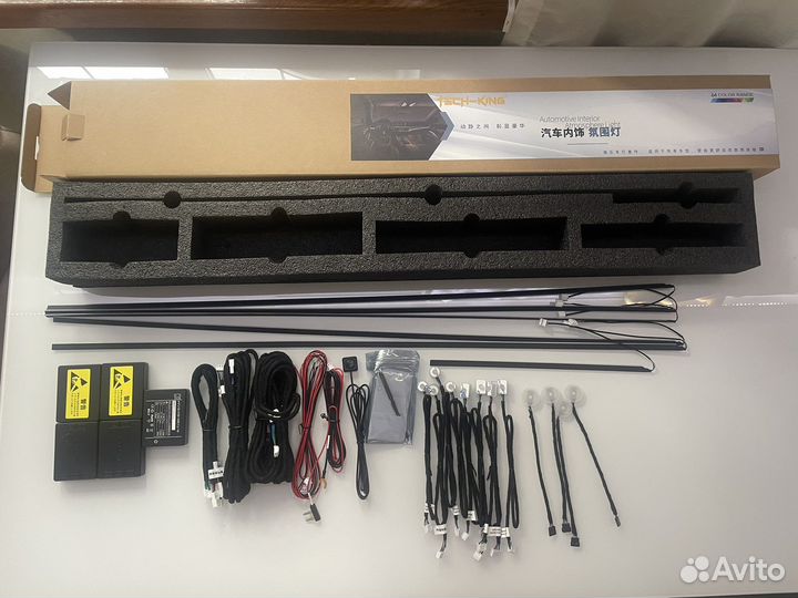 Контурная подсветка салона RGB-W