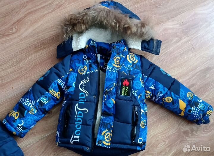 Зимний костюм для мальчика 80
