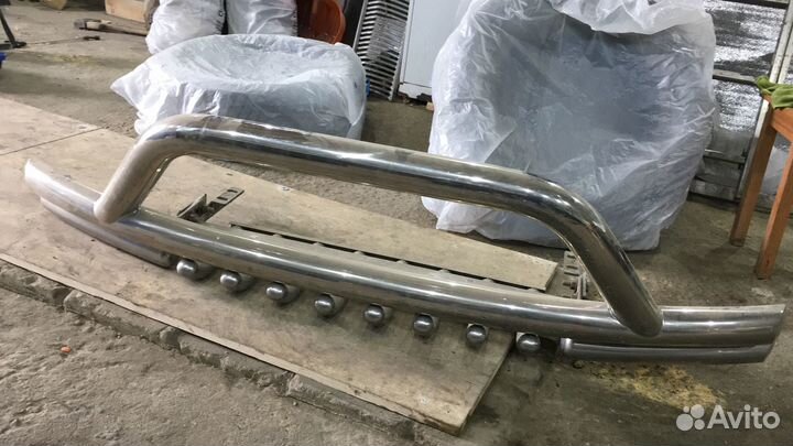 Защита передняя на Крузак