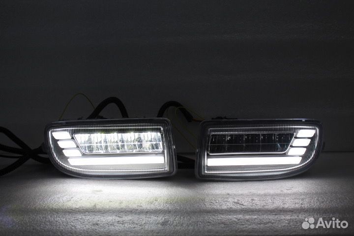 Land Cruiser 100 LED Туманки диодные дхо E5AX1