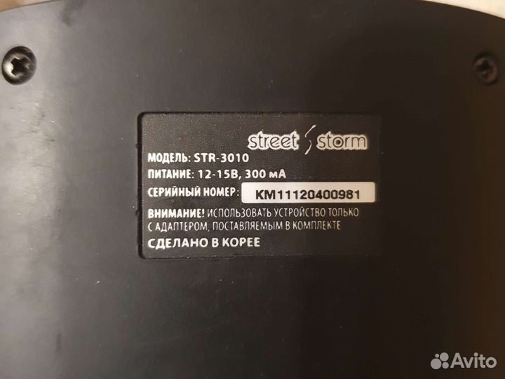 Радар детектор Street Storm STR-3010, Star2009