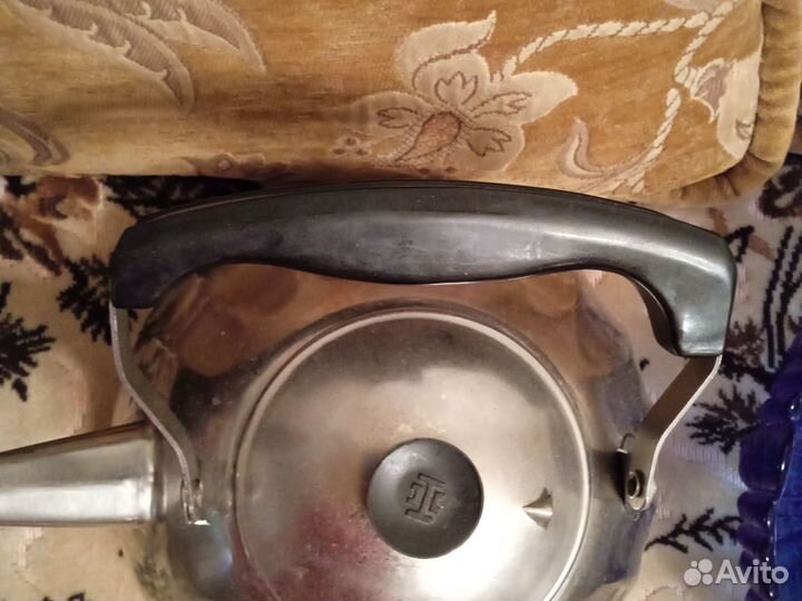 Чайник из нержавейки СССР на плиту новый 3.5 л