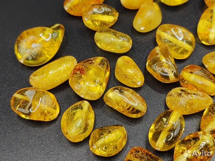 Янтарь натуральный бусины