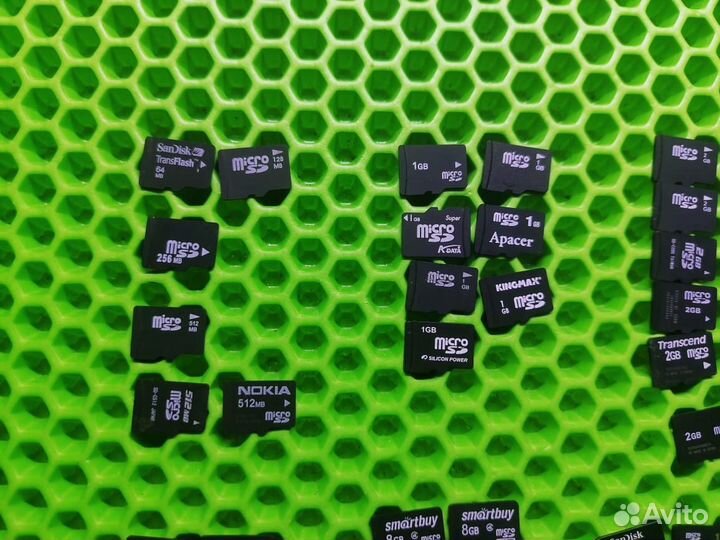 Карты памяти micro SD, M2, MMC, MS Pro Duo