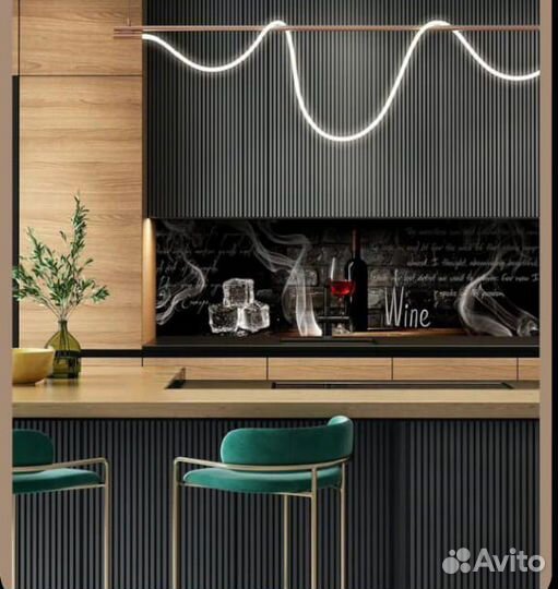 Кухонный фартук из пластика