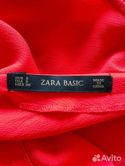 Комбинезон короткий Zara красный S