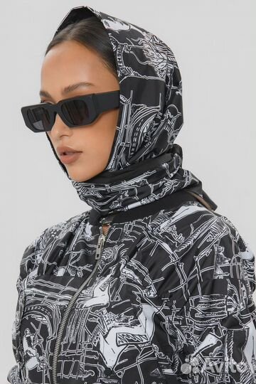 Двухсторонняя косынка с паттерном Artpiter