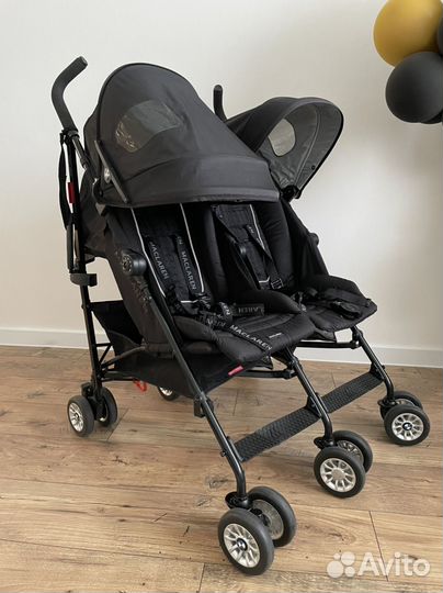 Коляска maclaren bmw для двойни