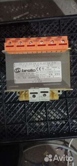 Трансформатор Brollo 250/20/2x14