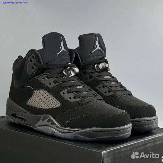 Кроссовки Nike Jordan 5 Black Cat (Арт.81974)