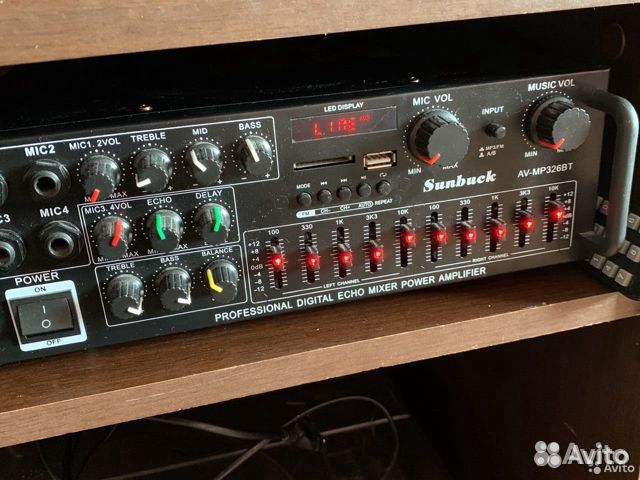 Усилитель Sunback Мощн 2 по 200Вт для S-90 новый