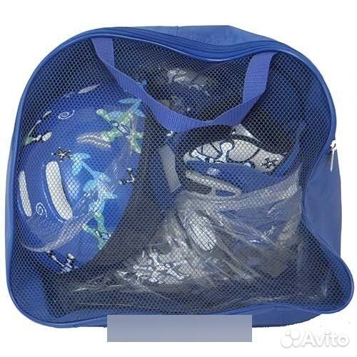 Набор коньки роликовые, защита, шлем Action PW-780