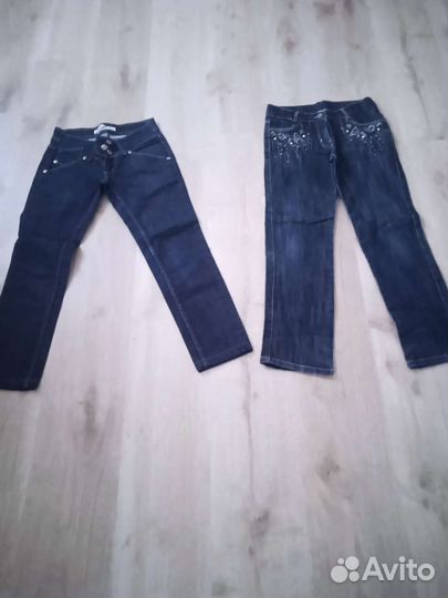 Джинсы для девочек-подростков
