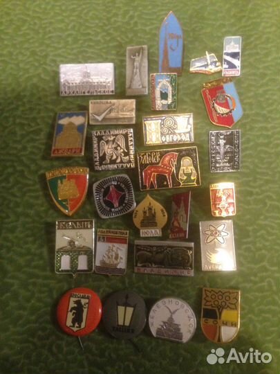 Значки СССР золотое кольцо подмосковье И Д.Р