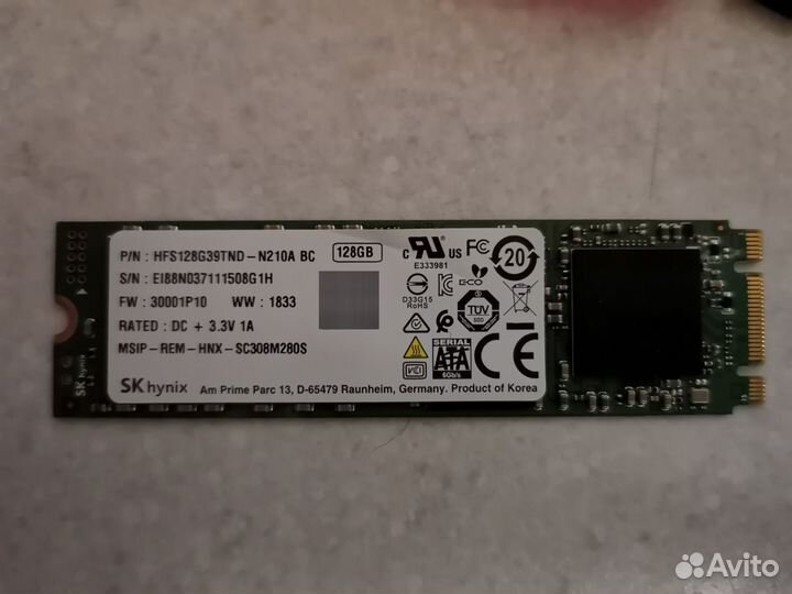 SSD M.2 128GB