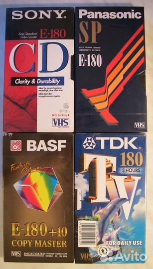 Видеокассеты VHS с фильмами