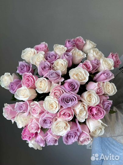 Цветы розы букет