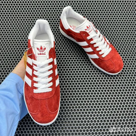 Кроссовки Adidas Gazelle Power Red White