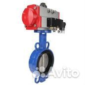 Затвор дисковый поворотный DN.ru WBV3432N-2W-Fb Ду125 Ру16, корпус - сталь WCB, диск - сталь 316L, у