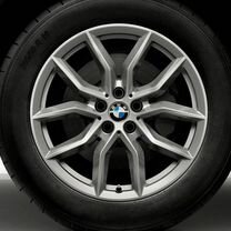 Новые колеса на BMW X5 оригинал R19, V-spoke 734