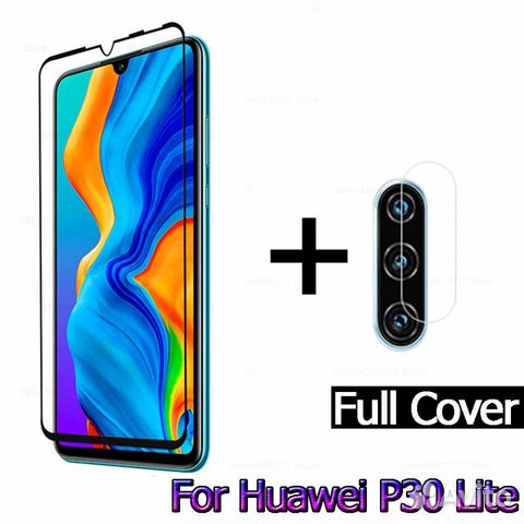 Защитное стекло9D Huawei P30 lite