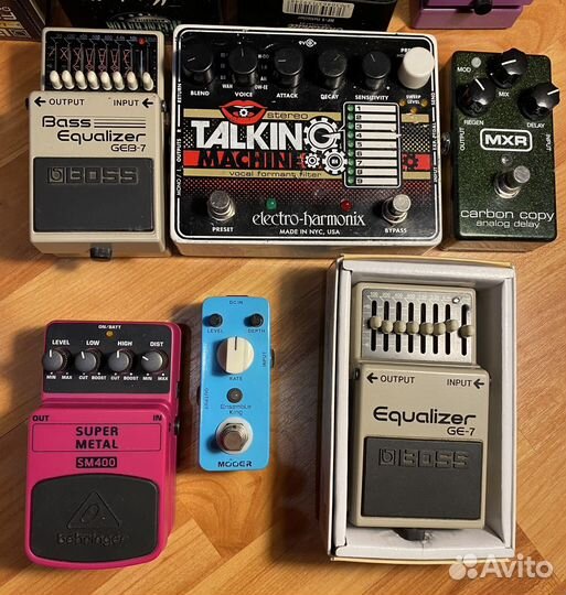 Гитарные педали новые и б\у, много, аксессуары