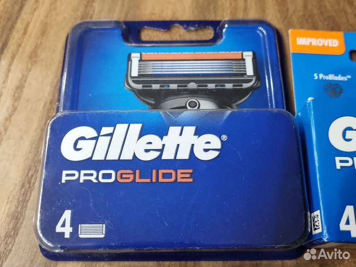 Gillette proglide сменные кассеты 4шт из Финляндии