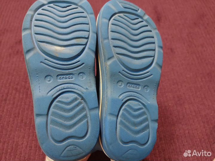 Резиновые сапоги crocs детские 32-33 размер