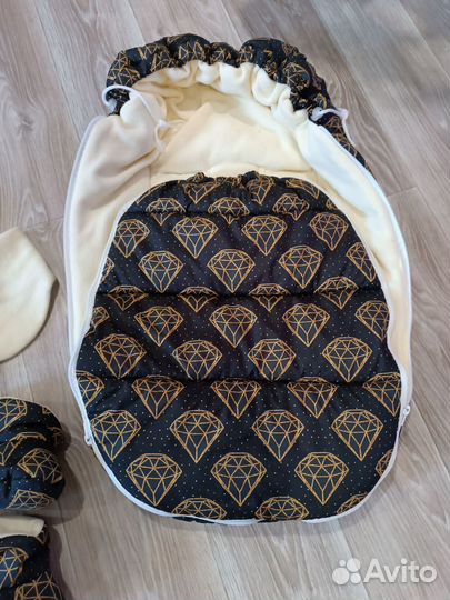 Зимний комплект для новорожденного