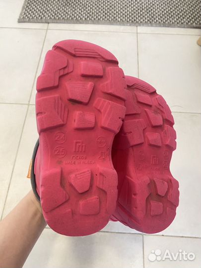 Резиновые сапоги на девочку