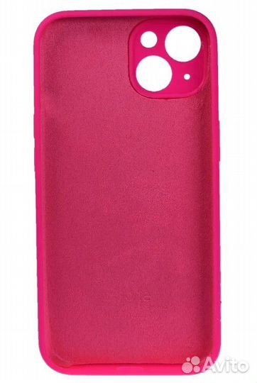 Чехол на айфон с защитой камеры iPhone 13 розовый