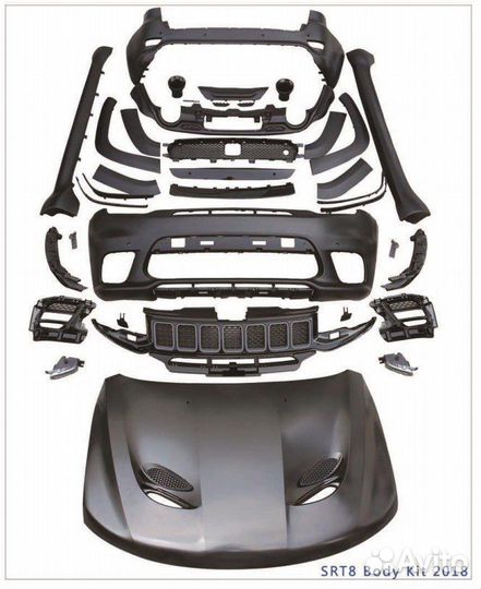 Обвес на Jeep Grand Cherokee SRT 2017-2020 год