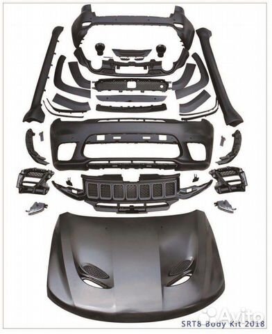 Обвес на Jeep Grand Cherokee SRT 2017-2020 год