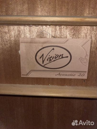 Акустическая гитара vision acoustis 20