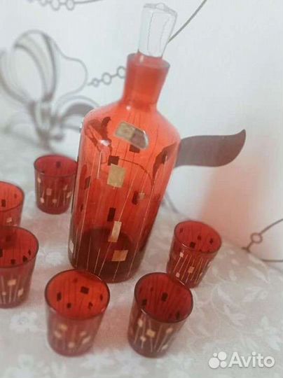 Посуда вазы цветное стекло