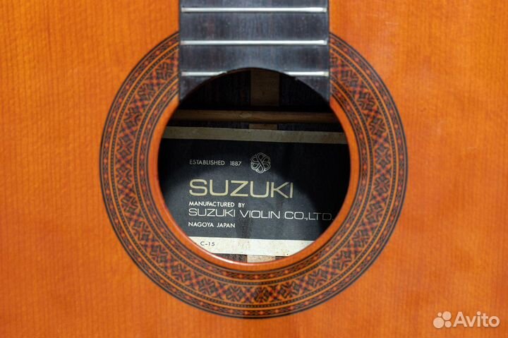 Классическая гитара Suzuki C-15 + чехол (Japan)