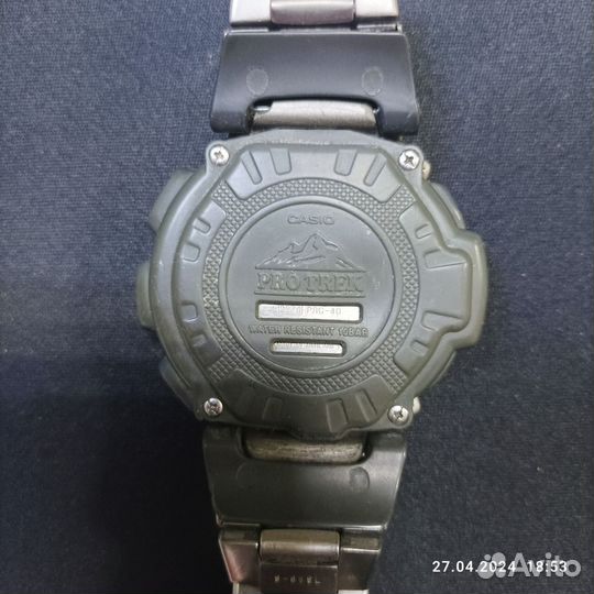 Часы casio pro trek prg 40
