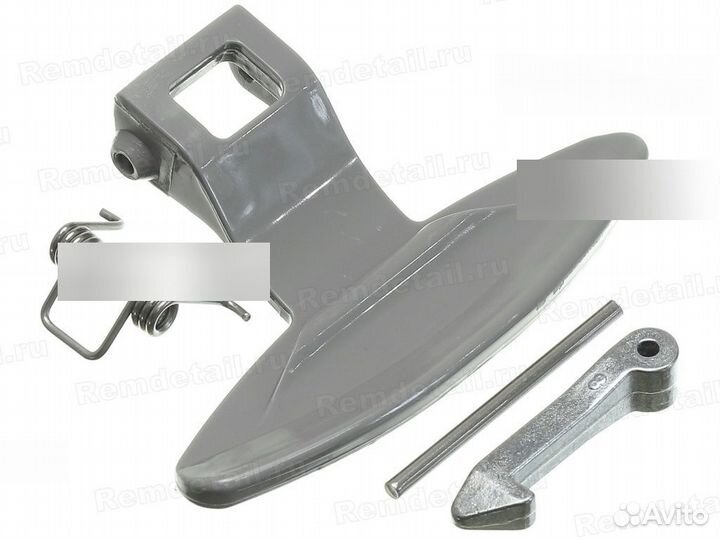 Ручка люка стиральной машины LG серая