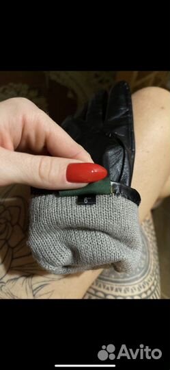 Перчатки женские натуральная кожа