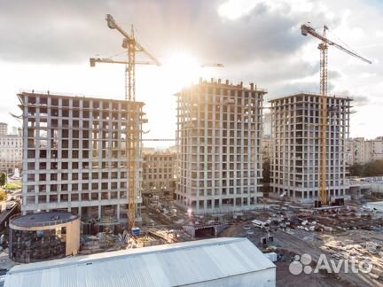 Ход строительства Комплекс апартаментов Slava 3 квартал 2021