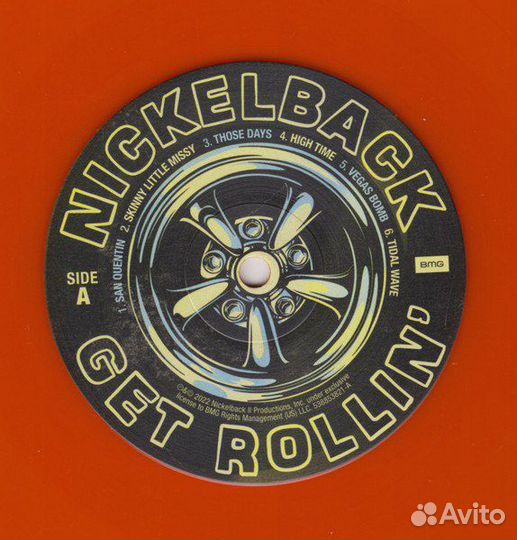 LP Nickelback - GET Rollin' Orange. Новая