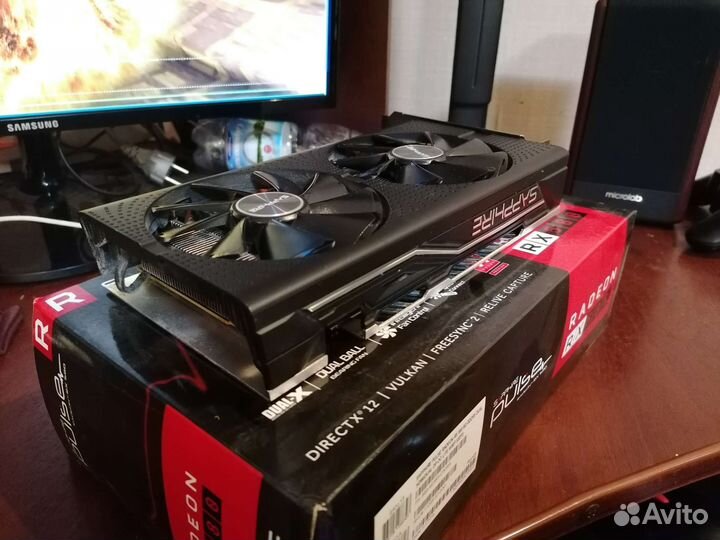 Видеокарта Rx 580 8gb