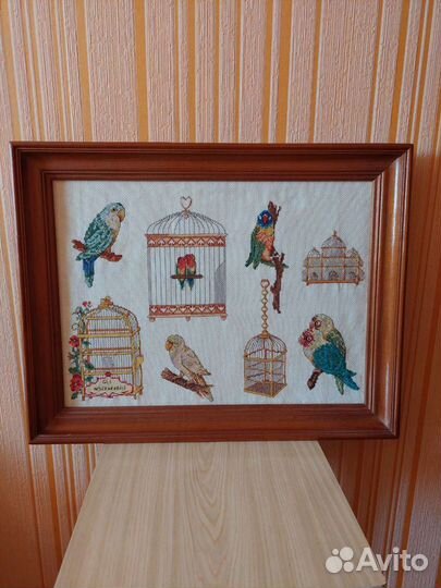 Картина вышитая крестом