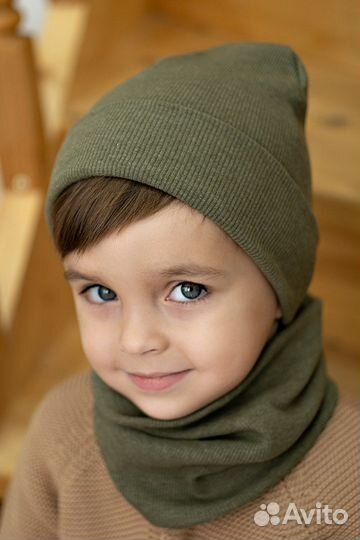 Комплект (Шапка и снуд) детский новый