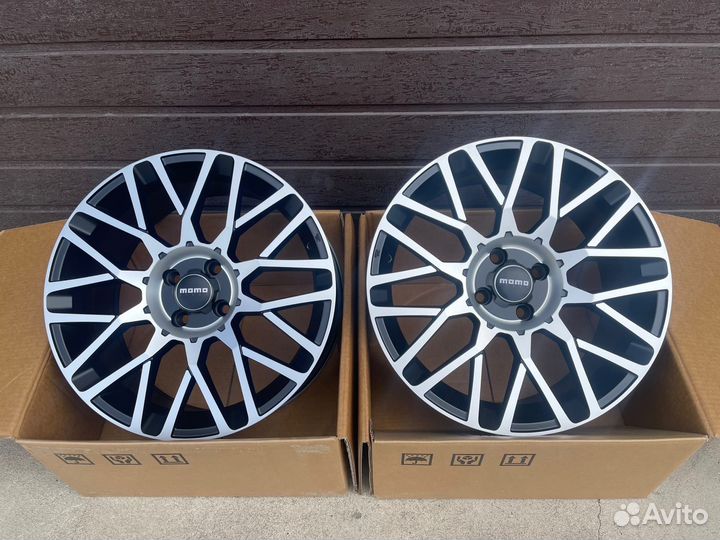 Диски momo черн.С полировкой для Rio Solaris Vesta