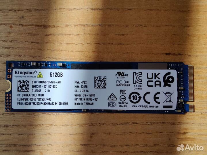 Ссд Кингстон 512gb